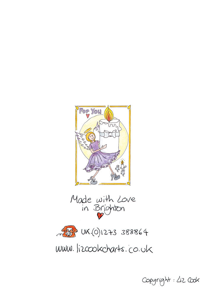 D. "Candle Angel" Card (Purple)