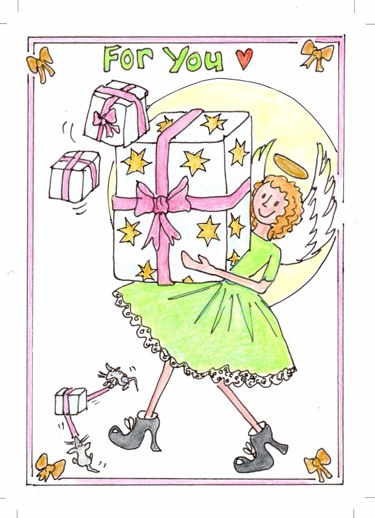 "Christmas Wishes" Pack of 6