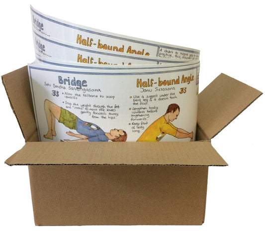 "Your Yoga Chart " Stock Clearance Sale- Box of 10 for just £10.00